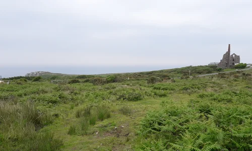 Mine Engine House in Penwith landscape