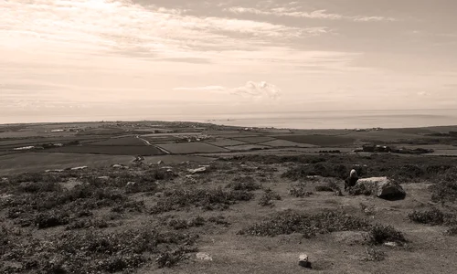 Lands End and Sennen from Chapel Carn Brea