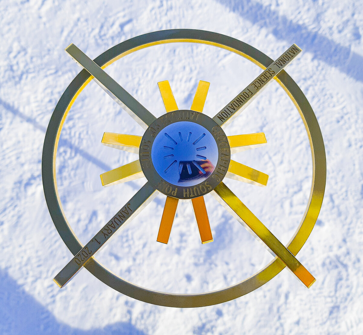 2020 Geographic South Pole Marker